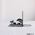 thumbnail image 2 of Craftnamesign Custom Elephant Metal Bookends, Elephant Book Stoppers for Library Office Decor, 2 of 4