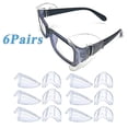 thumbnail image 1 of pares de protectores laterales para gafas, protectores de seguridad universales., 1 of 2