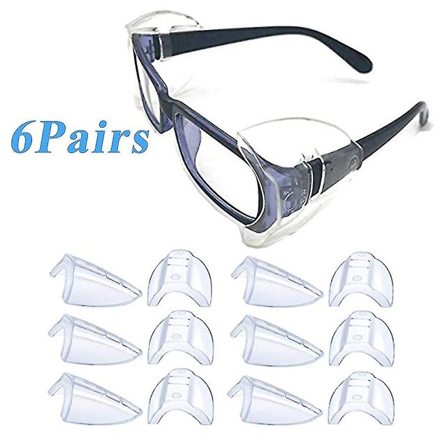 pares de protectores laterales para gafas, protectores de seguridad universales.