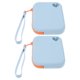 thumbnail image 4 of minibolsos portátiles de silicona impermeables para guardar llaves, tarjetas, cables, auriculares y pequeños accesorios Bolsas reutilizables para uso diario, color azul, 4 of 7