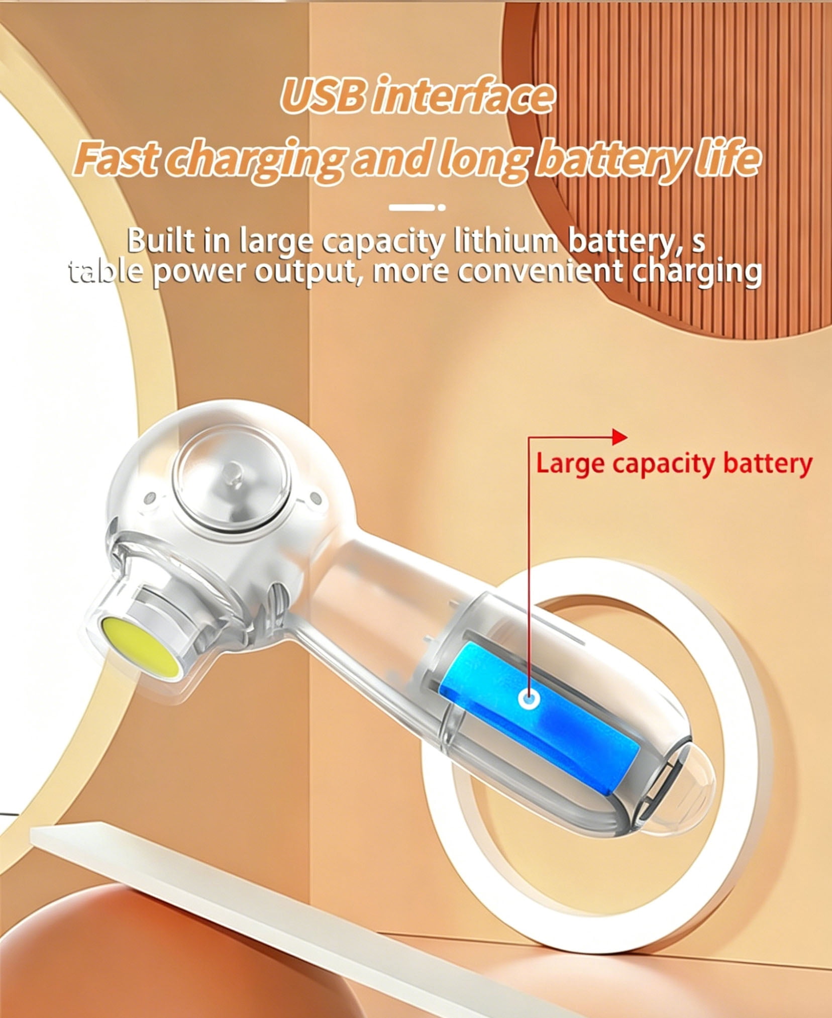 Baby Nail Trimmer Electric, 2-in-1 Nail Care Tool with 6 Heads, 2 Speed, LED Light, Low Noise, USB Rechargeable for Infant Newborn Home Use