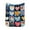 Patchwork Floral & Heart E, variant on Sherpa Fleece Throw Blanket 30" x 40" Reversible Plush Fluffy Blanket, Double-Layer Super Soft Flannel Blanket for Sofa, Couch, Bed, Patchwork Floral & Heart Pattern