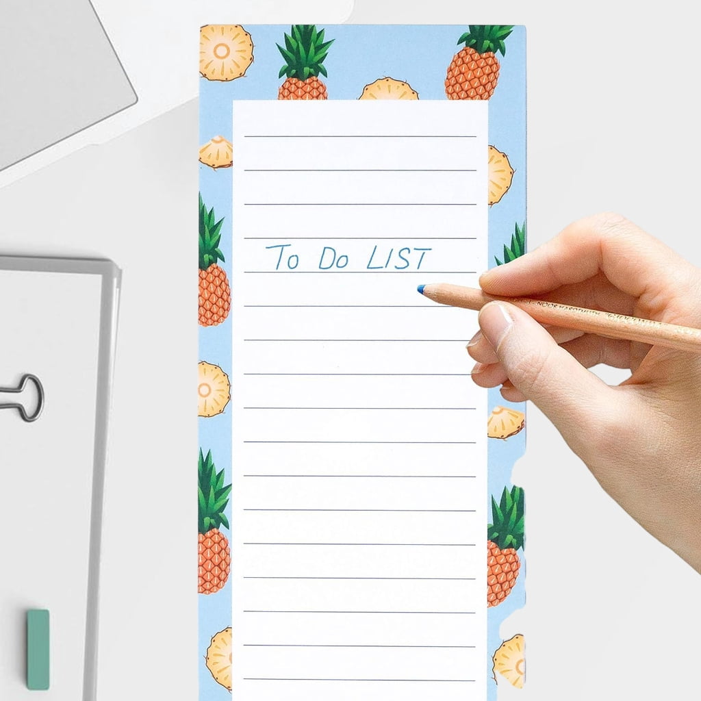 8 Pcs Magnetic Note Pads Grocery List Magnet Pad Writing Pad Magnetic Memo Pads for Study Note and Daily Memos