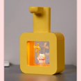 thumbnail image 2 of Dispensador automático de jabón con sensor, dispensador de jabón espumoso sin contacto para niños, iluminación suave y cálida, máquina de líquido para lavar manos impermeable para mascotas de dibujos, 2 of 5