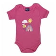thumbnail image 2 of Conjunto 725 Baby Niña Talla 12 Meses Pañalero Mameluco y Babero Arcoíris Rosa 3 Piezas, 2 of 3