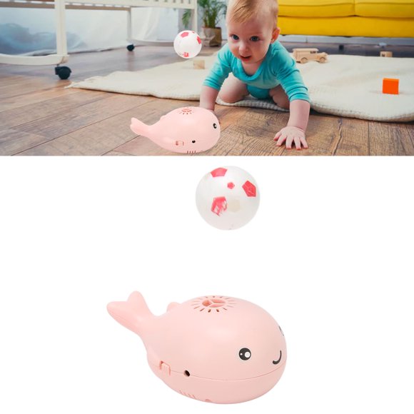 Jouet de Bain Électrique pour Bébé Balle Flottante Whale Cadeaux Jeux d'Équilibre Soufflant Jouet de Bain à Eau Pulvérisée