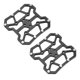 thumbnail image 4 of Nimomo Adaptador de Pedal de Bicicleta 1 par Adaptadores de Plataforma sin Clip para Bicicleta de aleación de Aluminio Pedales de Bicicleta Antideslizantes para SPD, 4 of 5