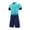 W, variant on BOBOGOJP Kids Boys Short Sleeve Outfits Crewneck T Shirt And Shorts Quick Dry Casual Tracksuits 2 Piece Kid Outfit (11-12 Years, S)