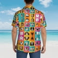 thumbnail image 6 of All Kinds Of Dogs Hawaiian Shirts For Men, Summer Short-Sleeve Relaxed-Fit Button-Down Shirts Large, 6 of 9