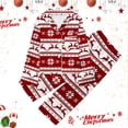 thumbnail image 2 of FhsagQ Pyjamas Petite Fille Pyjamas 7/8T Ensembles Shorts Hiver Enfants Décontracté Imprimé Boutonné Col Rabattu Manches Longues Haut et Pantalon Ensemble Pyjamas Rouge 7-8 Ans, 2 of 3