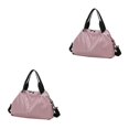 thumbnail image 3 of Guardurnaity Bolsa de viaje de repuesto de gran capacidad, transpirable, de un solo hombro, impermeable, para Fitness, accesorios para bolsas Rosa oscuro 2Conjunto, 3 of 6