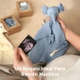 thumbnail image 3 of Momcozy Cobija de Seguridad de Seguridad Suave de Algodón para Bebé Autocalmante, Elefante Azul, 3 of 10
