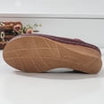 thumbnail image 7 of Cethrio Womens Wedge Sandals, Open Toe Ankle Strap Summer Fashion Womens Footwear Wine Size 5.5, 7 of 7