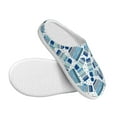 thumbnail image 3 of Wukai Winter Knit Hat and Socks Print Women's Indoor Bedroom Slipper Slip On Shoes, Unisex House Shoes with Anti-Skid Sole for Men, Gift for Women Men-46/47, 3 of 7