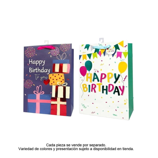 Bolsa de Regalo Jumbo Way to Celebrate Uso Diario General 27.9 x 38.1 x 14 cm Varios Modelos 1 Pieza