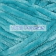 thumbnail image 5 of Uxcell 1 Skein Velvet Yarn Chenille Yarn 100g/3.5oz 87 Yards 6# Super Bulky Polyester Soft Blanket Yarn Blue, 5 of 6