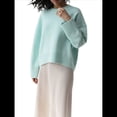 thumbnail image 1 of Suéter de Punto de Larga para Mujer, Jersey de Cuello Redondo, Suéter Informal Holgado. Verde Talla Única, 1 of 10