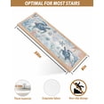 thumbnail image 4 of Stair Treads for Wooden Steps, Coastal Turtle Peel and Stick Stair Treads with Adhesive, Rustic Nautical Starfish Conch Coral Wood Non Slip Indoor Stairs Runner Rugs Mats for Elders Dogs 8"x30"4PCS, 4 of 7