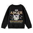 thumbnail image 3 of Looney Tunes ACME Anger Management Crew Neck Long Sleeve Boys' Black Sweatshirt-Medium, 3 of 5