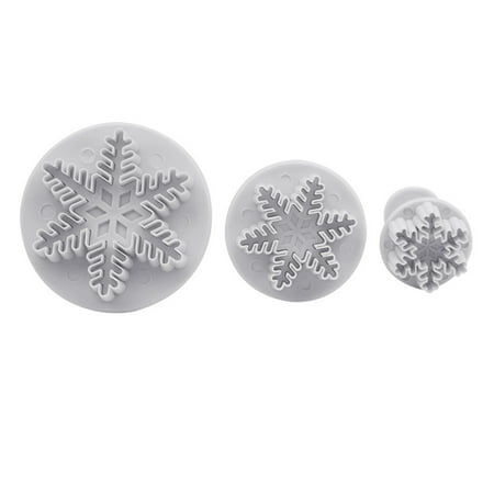 

Exquisite Snowflake Mold Craft Cake Chocolate Clay Decorating Family Home Gift
