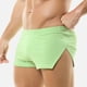 thumbnail image 5 of Pantalones cortos de running lisos para hombre: pantalones de chándal elásticos en la cintura, poliéster, S-XL, 5 of 7