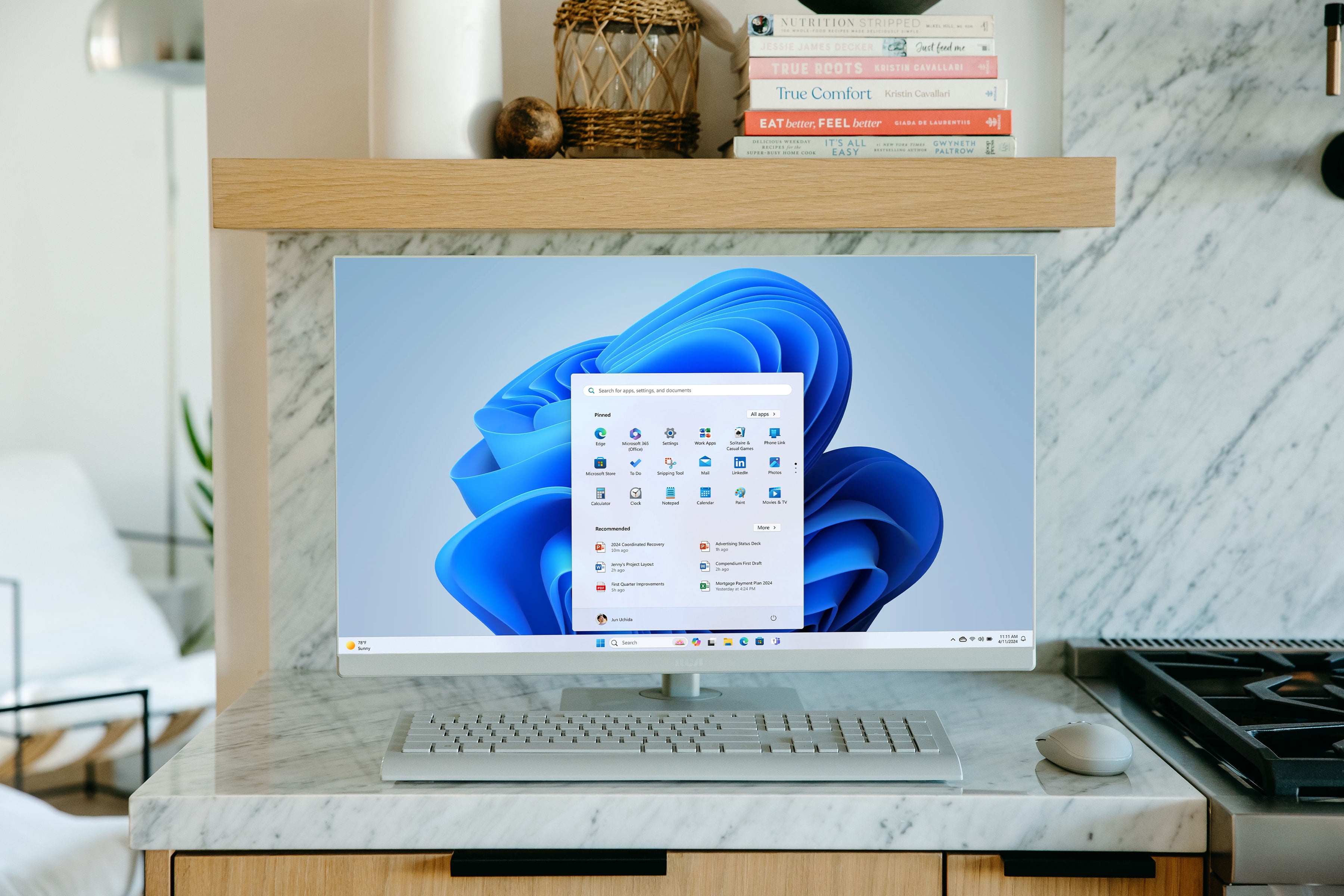 Restored RCA 27" All-in-One Desktop PC, Intel N200, 4GB RAM, 128GB SSD, Windows 11 Home (Refurbished)
