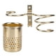 thumbnail image 1 of Soporte para secador de pelo montado en la pared ANGGREK de Aluminio dorado, 1 of 8