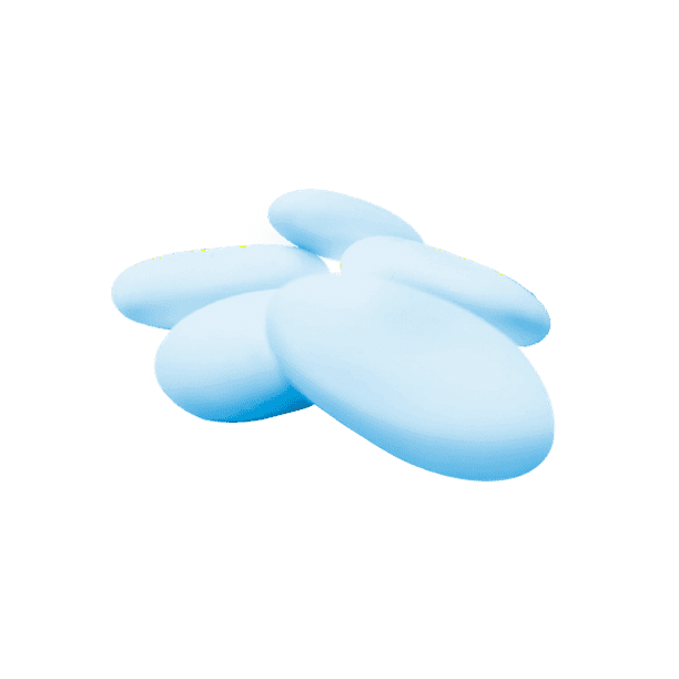 Dulcefina, Blue almond Dragee Thin Shell peeled (Sposa Novella Confetti