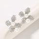 thumbnail image 2 of French high-end niche retro flower pearl earrings pearl small pendant earrings, 2 of 2