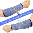 thumbnail image 5 of 3 Pairs Arm Protectors for Thin Skin and Bruising Cut Resistant Forearm Sleeve Level 5 Arm Burn Protection Sleeve, 5 of 7
