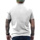 thumbnail image 2 of [Holiday Cheer] Men's 3D Lucky Clover Graphic T-Shirt - Casual Polyester, Round Neck, Machine Washable - St. Patrick's Day White Tee with Green Shamrock Print, 2 of 6