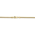 thumbnail image 4 of 14k Yellow Gold 24 Inch 2.45mm Round Box Chain Necklace Pendant Charm, 4 of 9