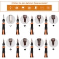 thumbnail image 3 of Juego de destornilladores de precisión, kit de reparación electrónica profesional 68 en 1 para productos electrónicos naranja, 3 of 5