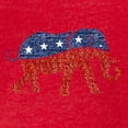 thumbnail image 3 of CafePress - Glitter Republican Elephant T Shirt - Mens Football Shirt, 3 of 4