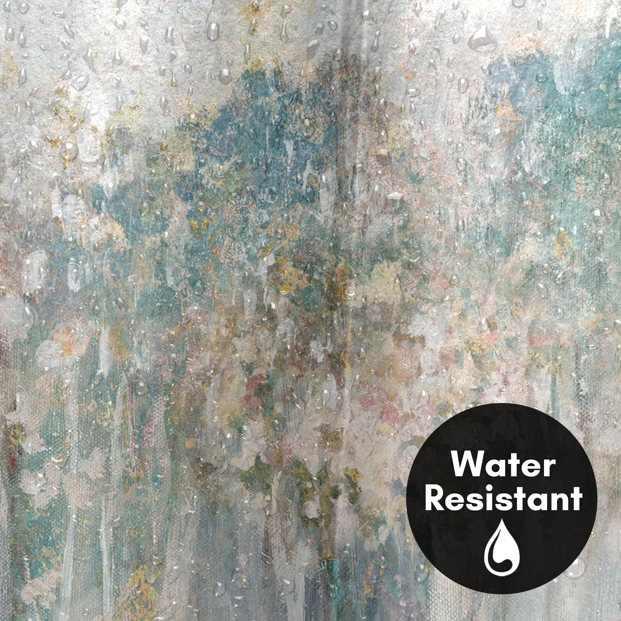 Americanflat 71" x 74" Shower Curtain, Dewy Iii by PI Creative Art