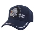 thumbnail image 1 of Gravity Threads Native Pride Adjustable Baseball Hat - Headdress - Navy, 1 of 2