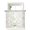 White, variant on Farmhouse Daisy Blossoms Tier Curtains 36 Inch Length,Sheer Curtains for Bedroom Living Room Window Vintage Rustic Flowers Rod Pocket Drapes Kitchen Curtains Small Half Window 27.5"x36" 2 Panels