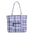 thumbnail image 1 of Bolso de tela Vera Bradley de algodón Vera Amethyst Plaid para mujer, 1 of 6