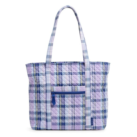 Bolso de tela Vera Bradley de algodón Vera Amethyst Plaid para mujer
