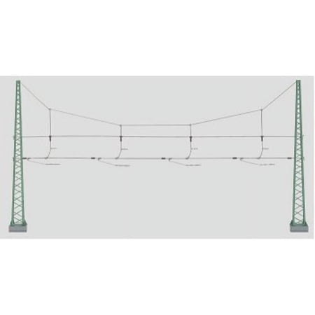 marklin ho catenary cross span assembly for 4 tracks price history on PriceWatchPro