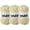 3 Beige, variant on Fluffy Chenille Yarn for Crocheting, Chunky Velvet Yarns for Crochet Amigurumi, Baby Yarn for Crocheting Soft Blanket, 87.4yds /3.5 oz Bulky Yarns for Crafts/Hats/Shoes/Socks