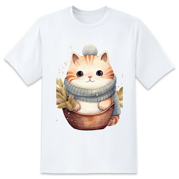 Men's Graphic TeeCat (17) Letter Print T-Shirts Round Neck Short Sleeves Sizes XS-5XL Summer Daily Casual Tops