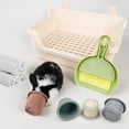 thumbnail image 6 of Large Rabbit Litter Box with Plastic Grid and Dump Tray, Pet Bunny Potty Toilet Supplies, 6 of 7
