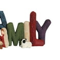 thumbnail image 2 of Resin Modern Nativity Ornament Set Elegant Profile Xmas desktop decor Festival Family Red, 2 of 9