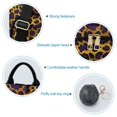 thumbnail image 7 of FORMRS Women's Travel Backpack Purse Anti-Theft Hidden Pockets Casual Shoulder Bag, Purple Leopard Pattern, 7 of 7