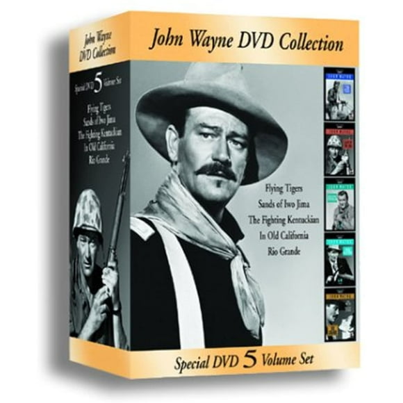 John Wayne Collection (Flying Tigers / Sands of Iwo Jima / The Fighting Kentuckian / In Old California / Rio Grande)