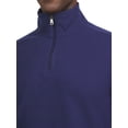thumbnail image 6 of Chaps Men's & Big Men's Brushed Twill Quarter Zip, Sizes S-2XL, 6 of 7
