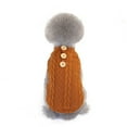 thumbnail image 3 of Pet Supplies Under $10, Pet clothes dog and winter new woolen vest pet clothes, 3 of 4