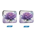 thumbnail image 2 of RMDQTR 16in Laptop Bag Briefcases Computer Inner Bags Computer Bags Laptop Sleeves Work Travel School Bag A Beautiful Purple Rose Portrait, 2 of 8