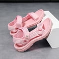 thumbnail image 7 of Sopiago Sandals for Boys Girls Soft Sole Lightweight Casual Shoes Fashion Sandals Student Beach Shoes Pink,5(Little Kid/Big Kid), 7 of 7
